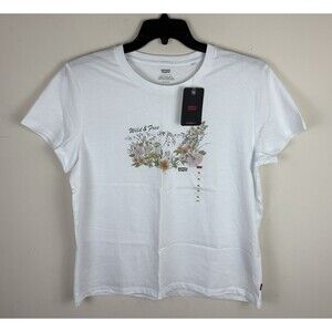 Women’s Levi’s Graphic T-Shirt / White / Size XL / New With Tags